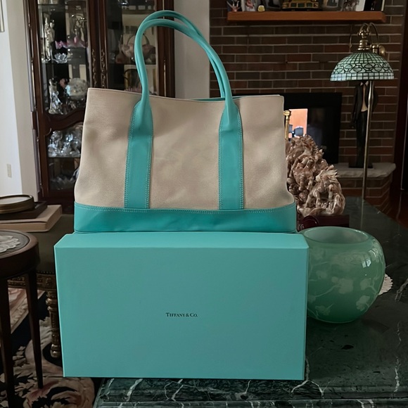 Tiffany & Co canvas and leather Purse - Picture 1 of 16